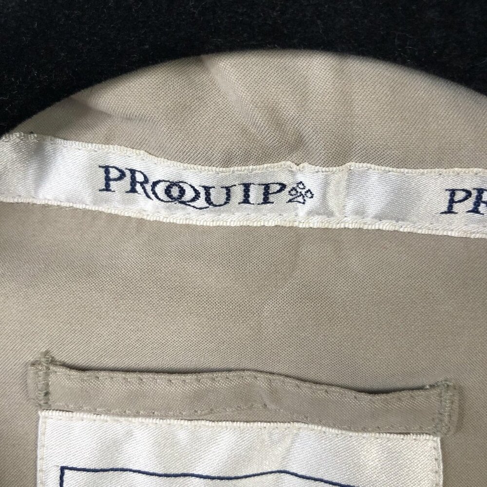 ProQuip Golf Windshirt Mens Large Khaki Windshield Quarter Zip Jacket Pullover - Picture 7 of 16